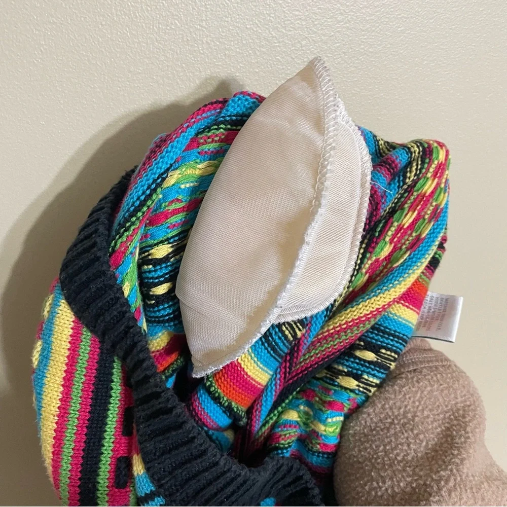 Vintage 90s cotton 3D‎ knit Coogi Style Sweater size large - Picture 6 of 6